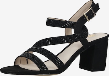 LA STRADA Sandals in Black: front