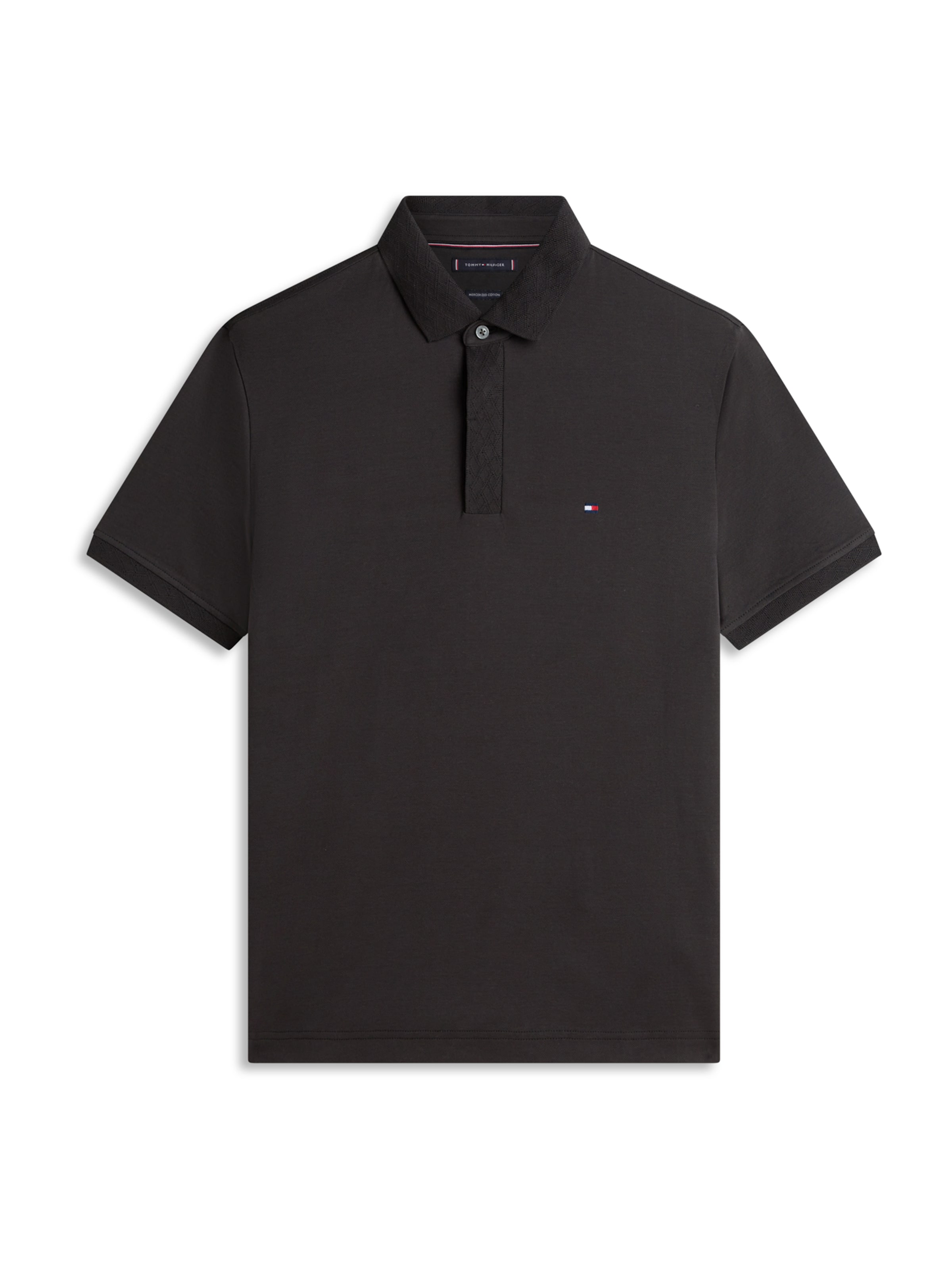 TOMMY HILFIGER Poloshirt in Schwarz: Vorderseite