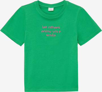 T-Shirt s.Oliver en vert : devant