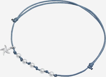 ELLI Armband Seestern, Textil-Armband in Blau: predná strana