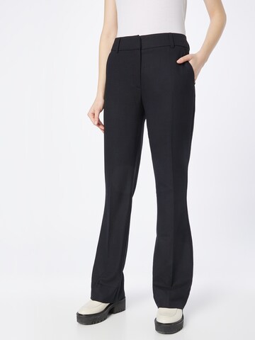 FIVEUNITS Regular Trousers with creases 'Clara' in Blue: front