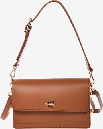 Sac bandoulière BALDININI en marron : devant