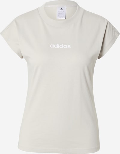 ADIDAS SPORTSWEAR Toiminnallinen paita 'Essentials Linear' värissä pastellinvihreä / offwhite, Tuotenäkymä