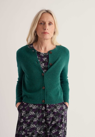Cardigan 'Tern Tide' Seasalt Cornwall en vert : devant
