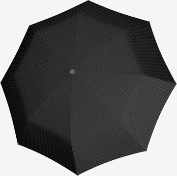 Parapluie 'Fiber' Doppler en noir : devant