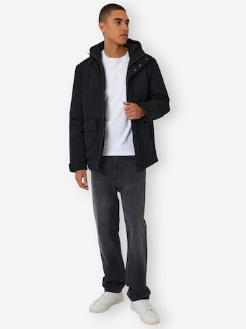Threadbare Regenjacke 'Jezer' in Schwarz