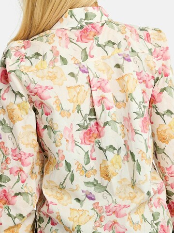 T-shirt ' FLORA ' Liberte Essentiel en blanc