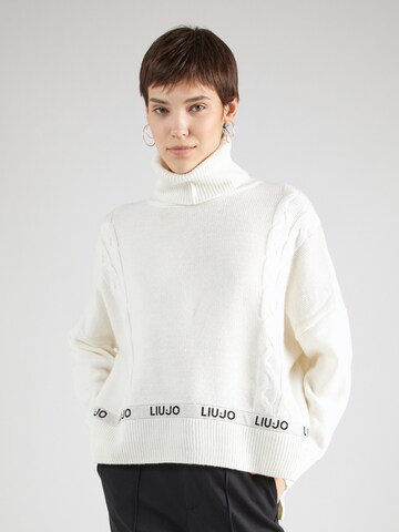 Liu Jo Sweater 'Maglia Chiusa' in Beige: front