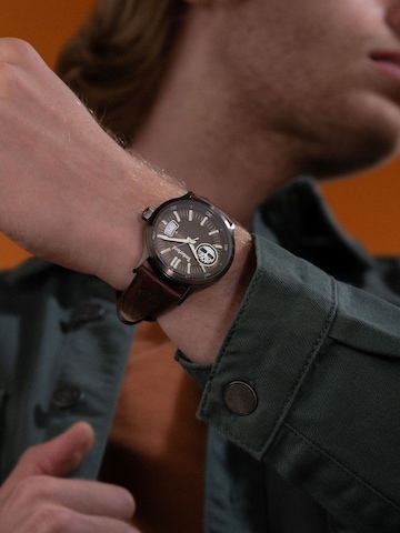 Montre à affichage analogique TIMBERLAND en marron : devant