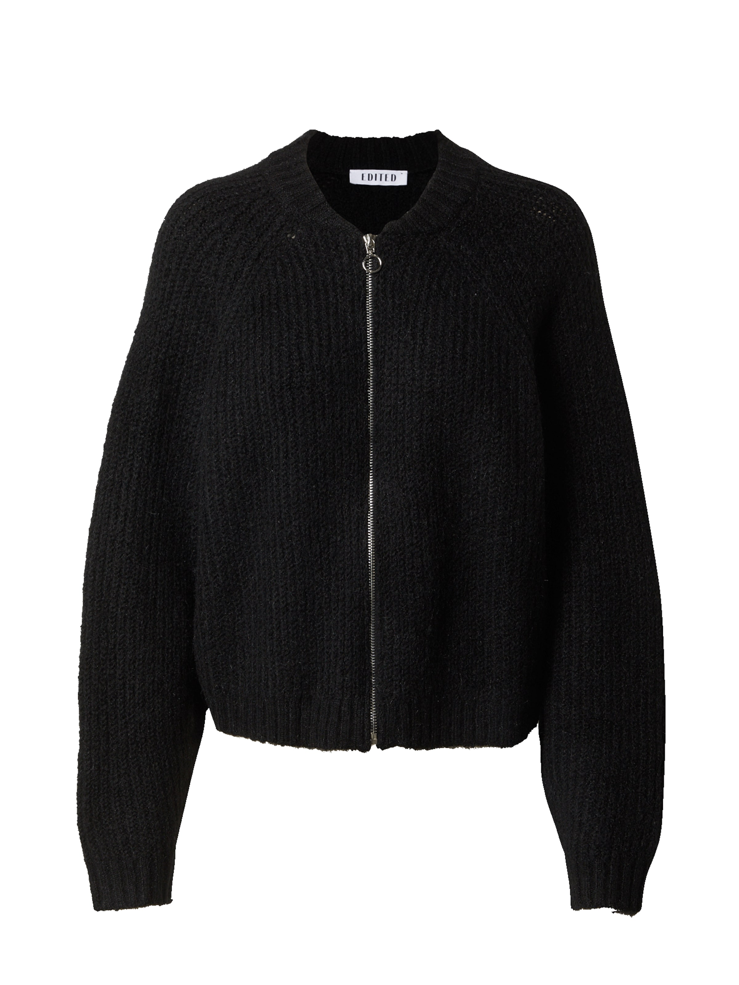 EDITED Knit Cardigan &#x27;Rani&#x27; in Black: front