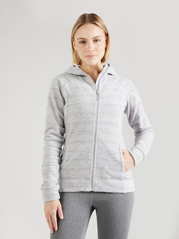 4F Athletic Fleece Jacket 'F050' in Grey: front