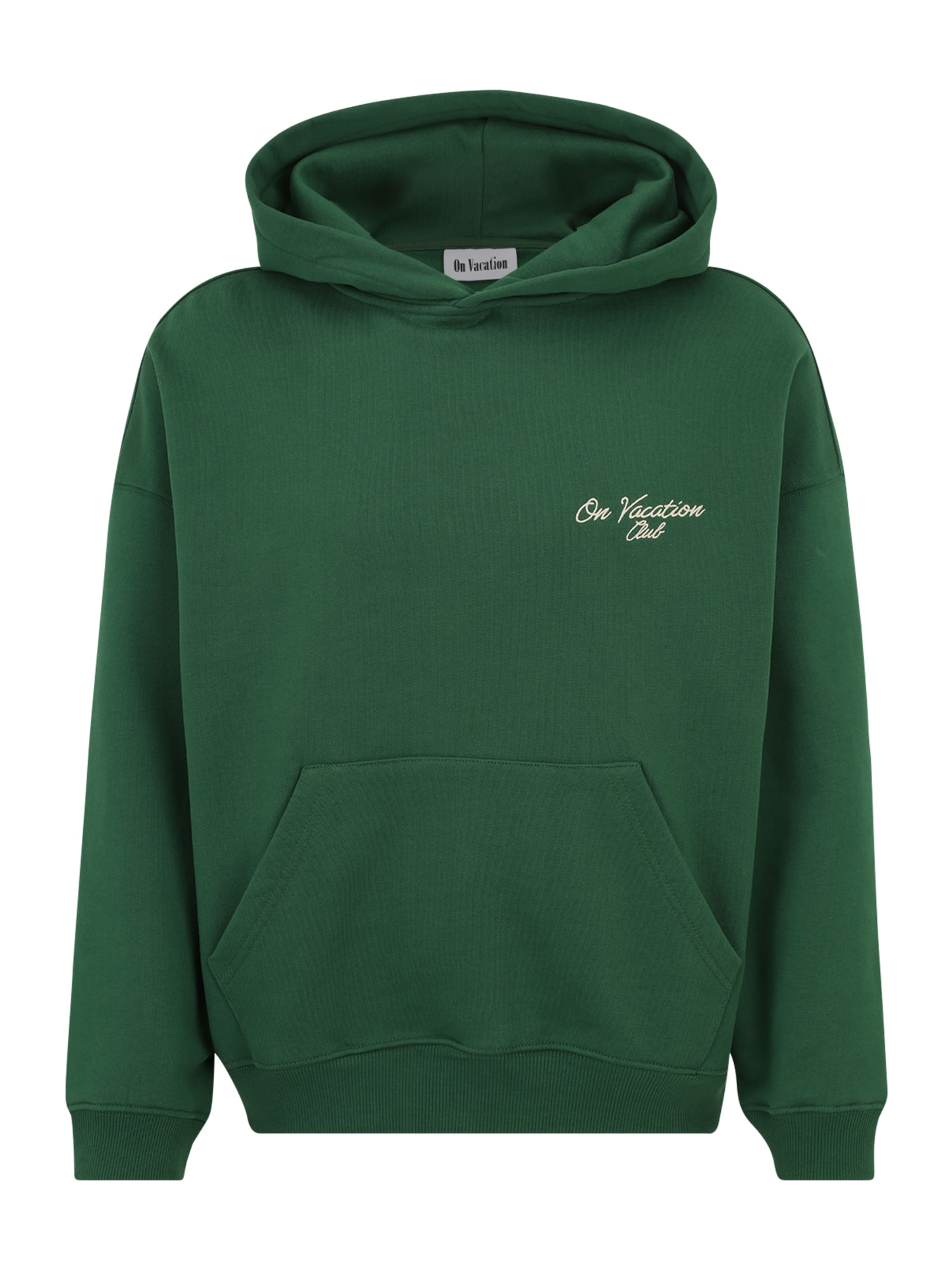 On Vacation Sweatshirt in Groen: voorkant