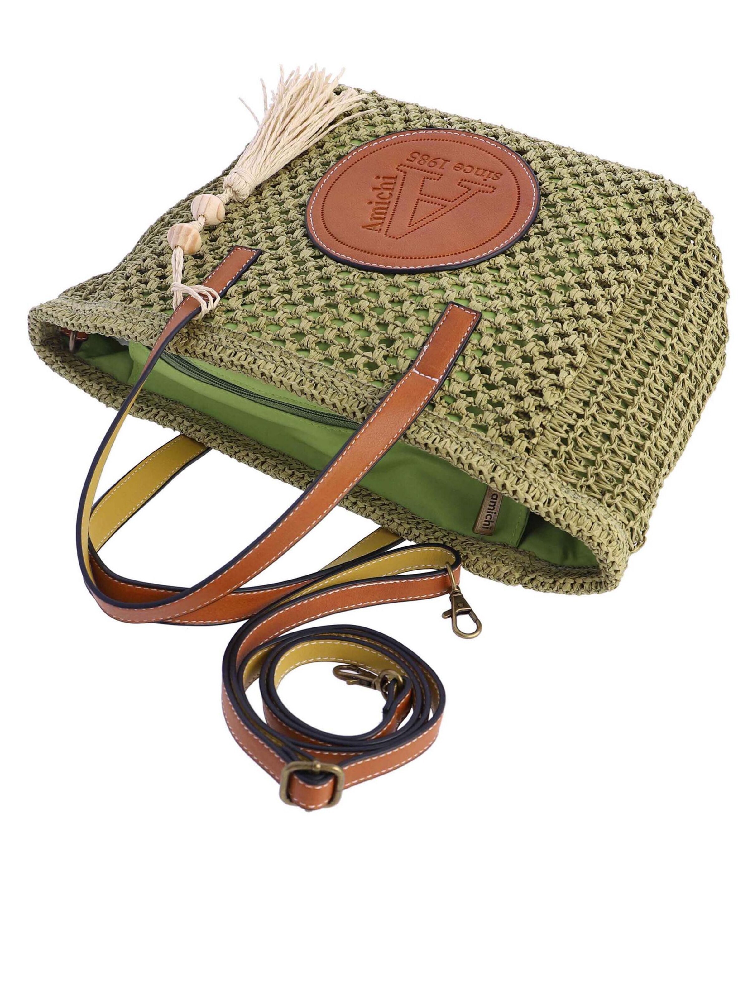 Amichi - Bolso de mano 'Aruba' en verde
