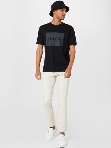 HUGO Majica 'Dulive222' | črna barva