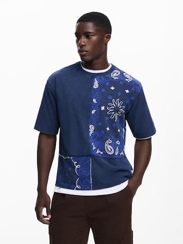 Desigual - Camisa em azul: frente