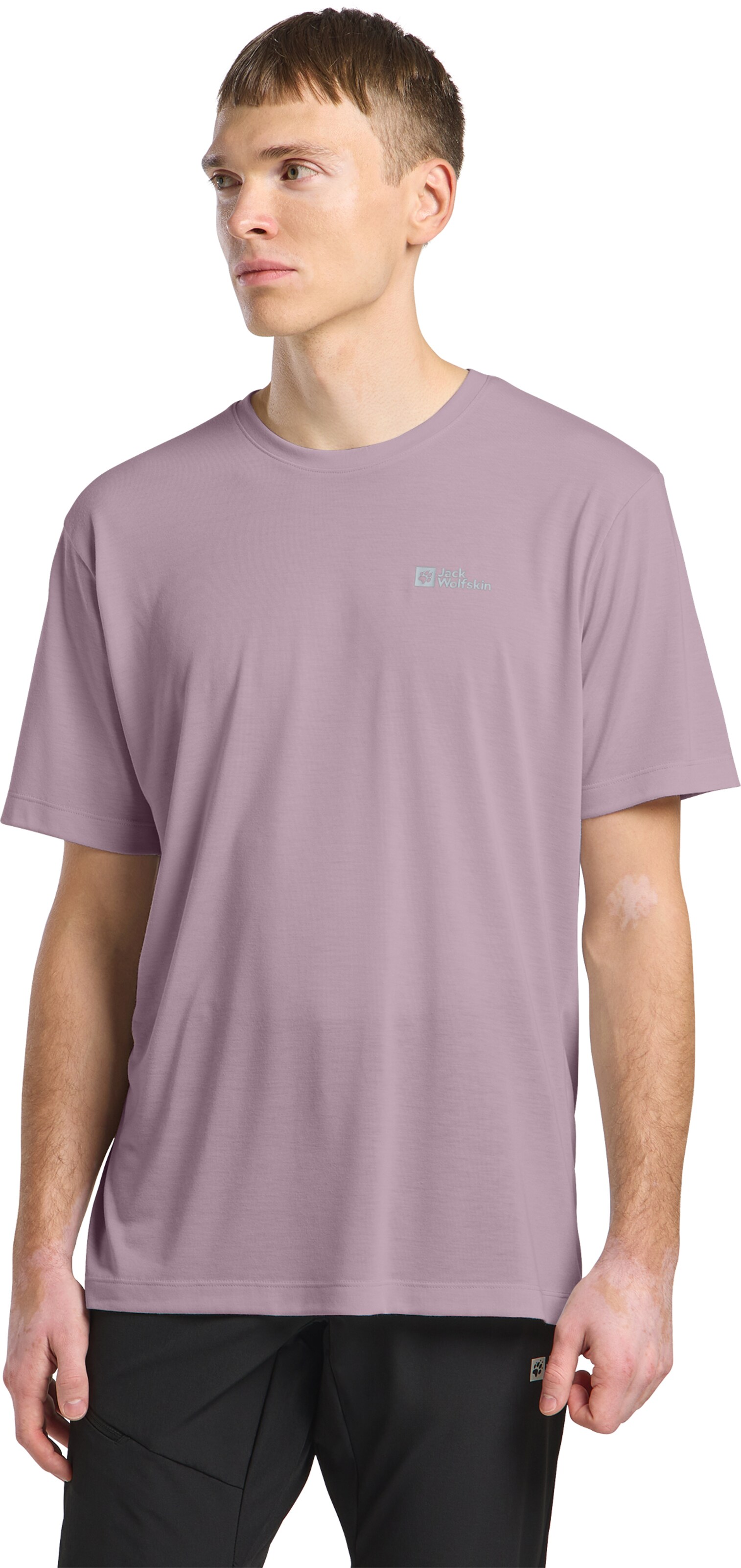 JACK WOLFSKIN Performance Shirt 'Vonnan' in Purple: front