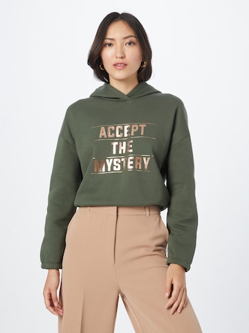 ABOUT YOU Sweatshirt 'Cheyenne' in Groen: voorkant