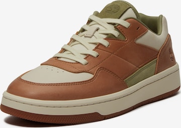 smėlio TIMBERLAND Batai su raišteliais 'Low Lace-Up Sneaker': priekis