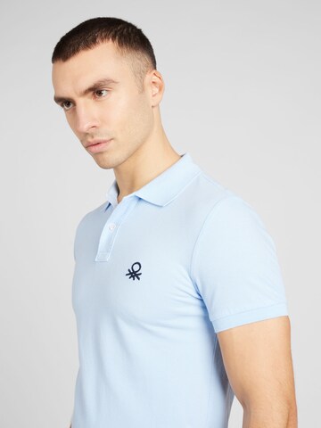 UNITED COLORS OF BENETTON Poloshirt in Blau