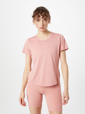 NIKE Functioneel shirt in Roze: voorkant