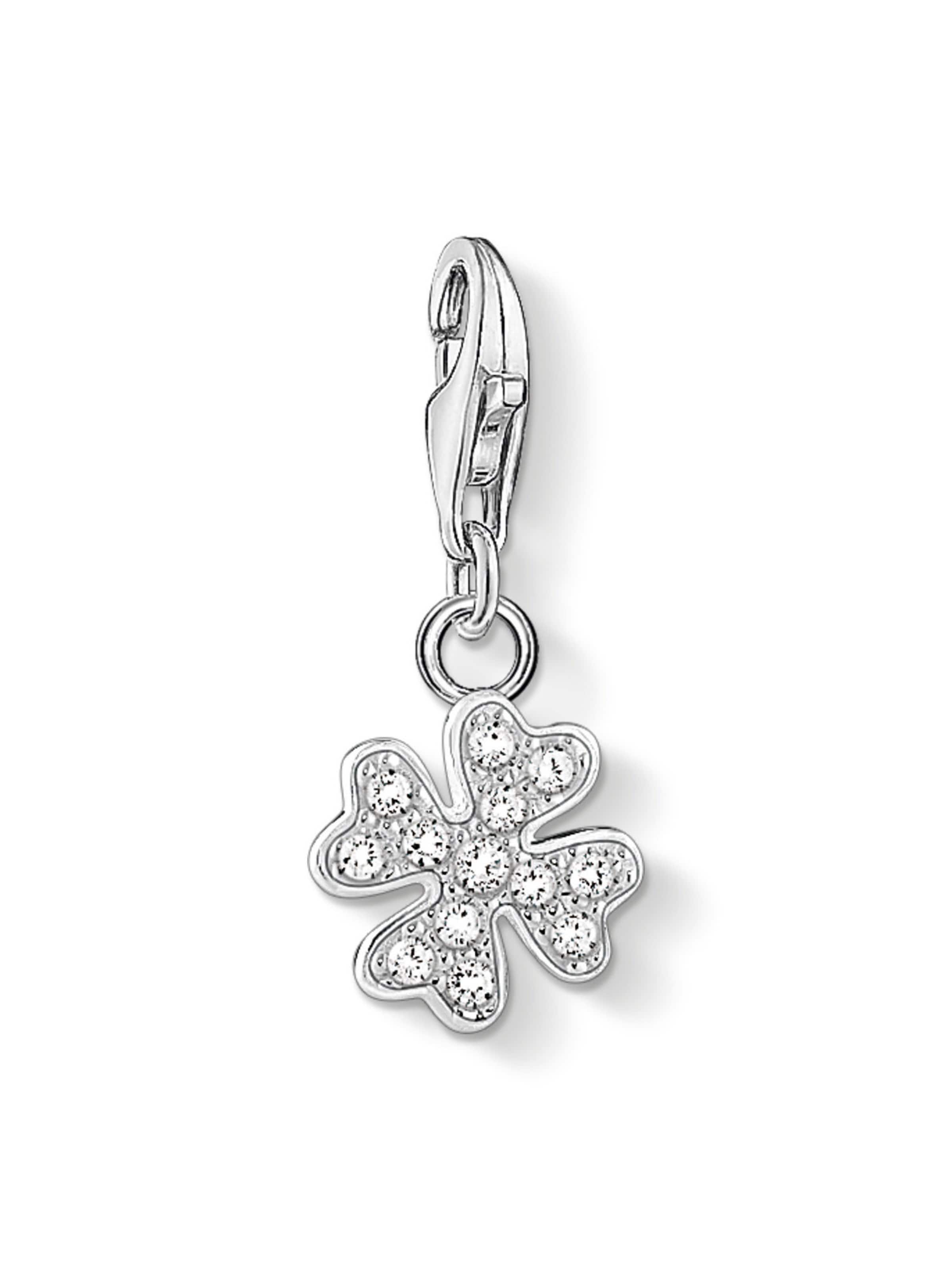 Thomas Sabo Pendant 'Kleeblatt' in Silver: front