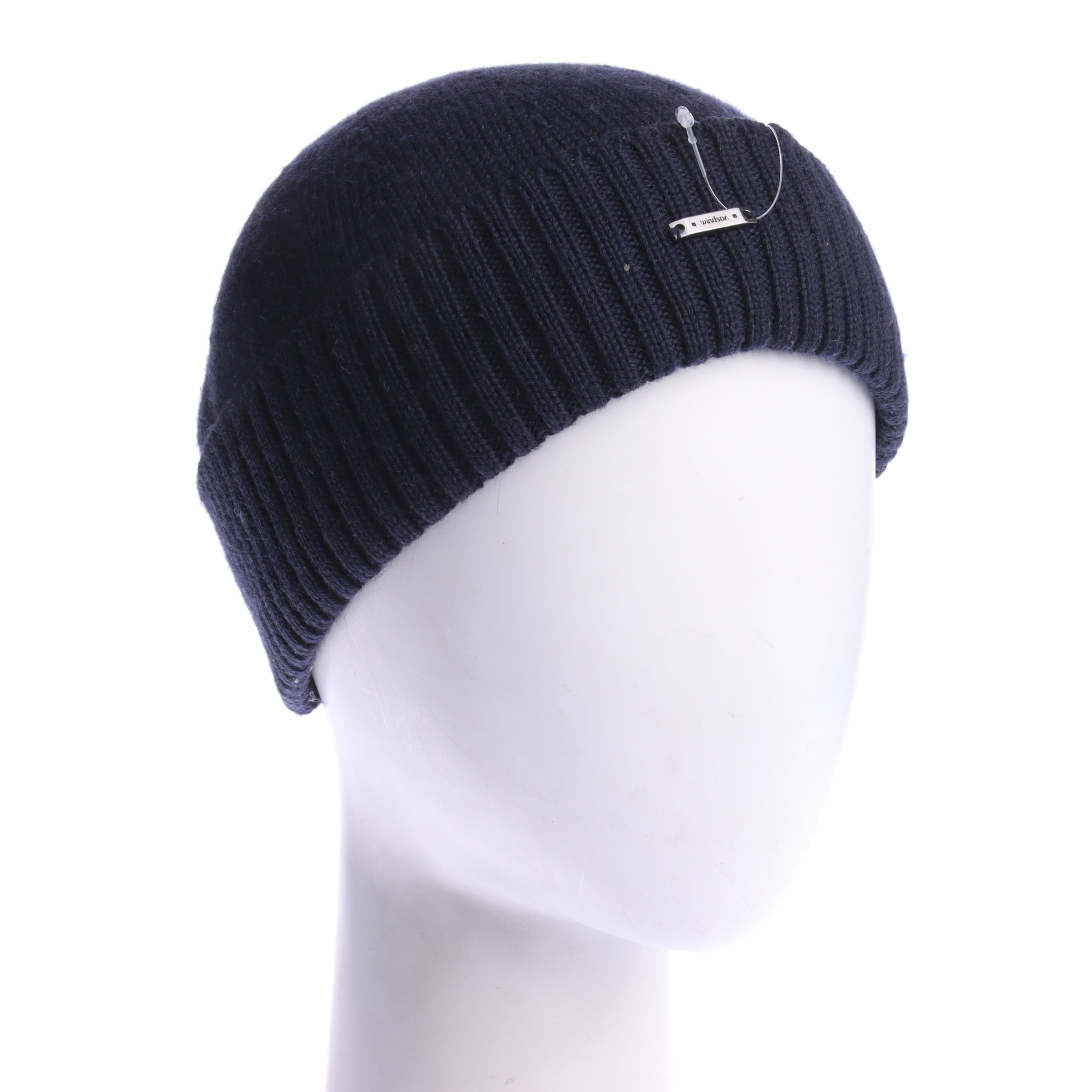 Windsor Mütze XS-XL in Blau: Vorderseite