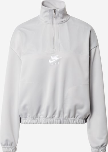 Nike Sportswear Sweat-shirt en gris / blanc, Vue avec produit