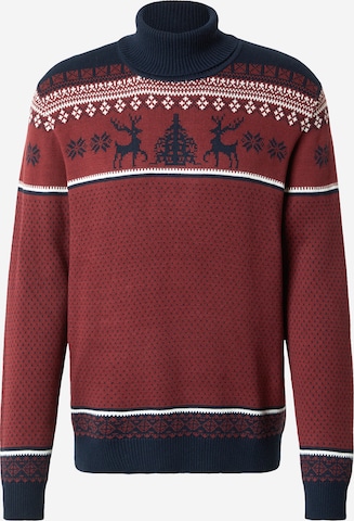 Pull-over 'Holiday' Lindbergh en rouge : devant