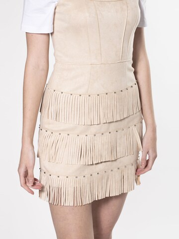 Influencer Dress in Beige