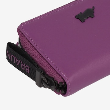 Porte-monnaies 'Capri' Braun Büffel en violet