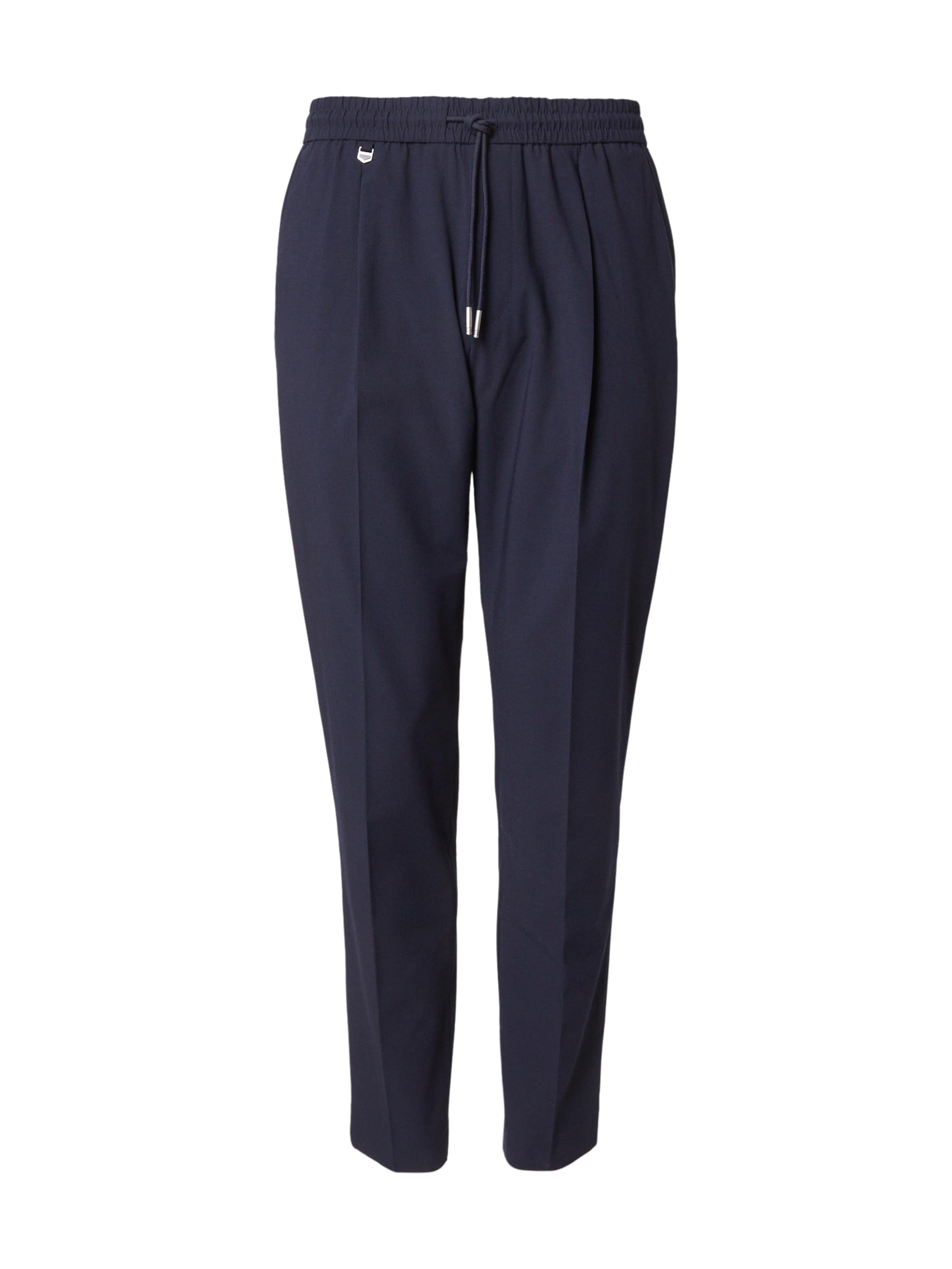 ANTONY MORATO Regular Bandplooibroek 'NEIL' in Blauw: voorkant