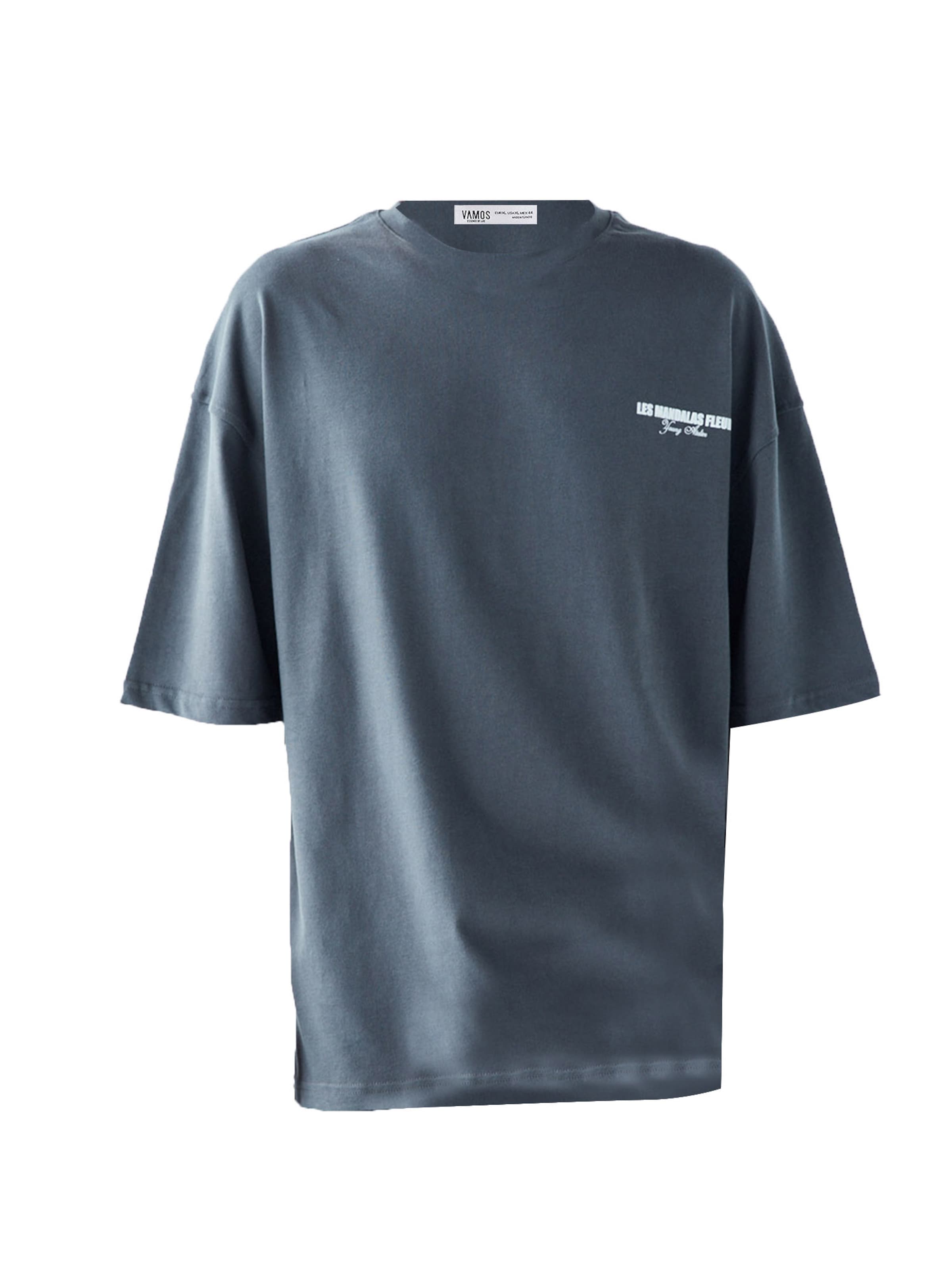 VAMOS CLO Tričko - Sivá: predná strana