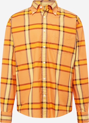 GANT Regular fit Overhemd in Oranje: voorkant