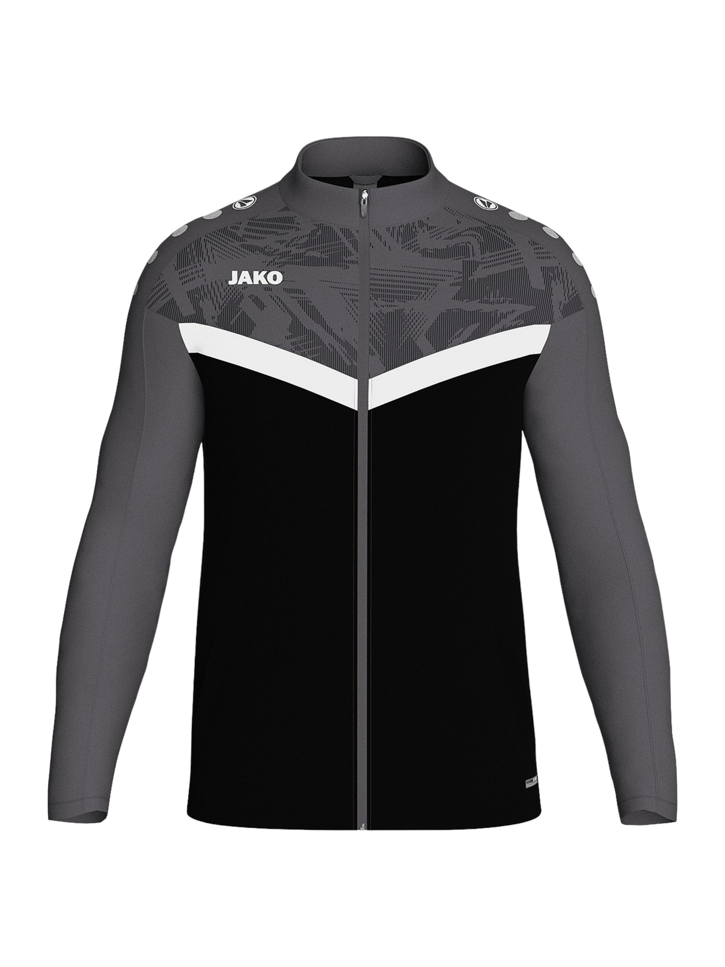 JAKO Jacke in Schwarz: Vorderseite