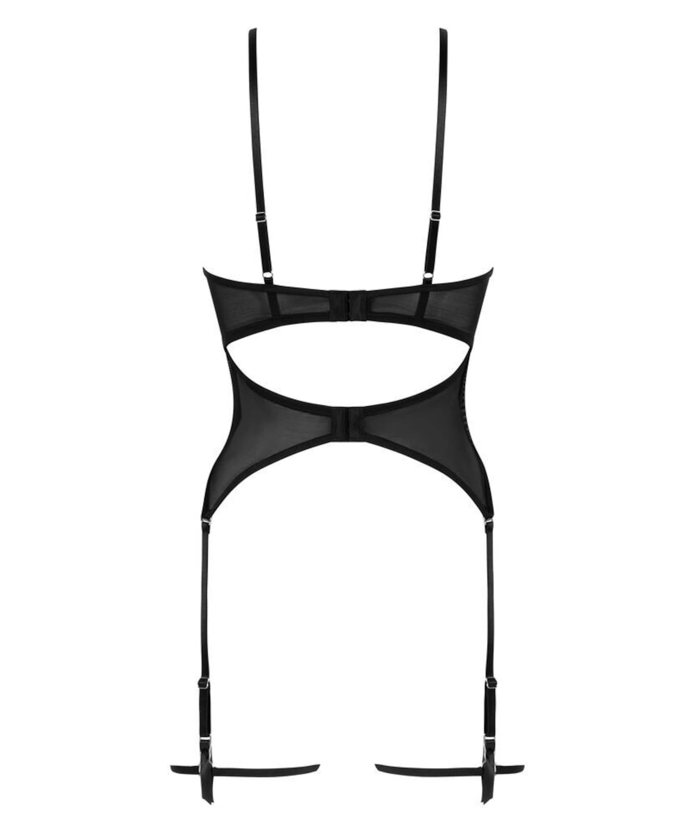 Hunkemöller Korset 'Isabelle' in Zwart