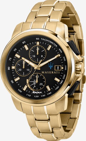 Maserati Uhr 'Sucsesso' in Gold: front