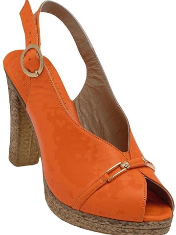 Limoya Slingback Pumps 'Damen-Absätze' in Orange: front