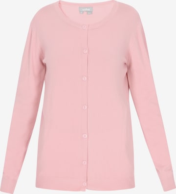 Usha Neuletakki värissä vaaleanpunainen: etupuoli