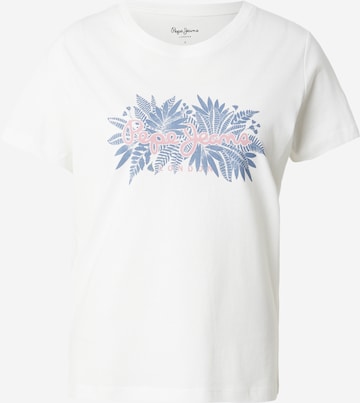 T-shirt 'CRISTINA' Pepe Jeans en blanc : devant