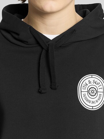 Lyle & Scott Sweatshirt 'Borders' in Black