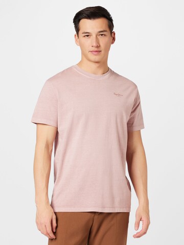 Pepe Jeans T-Shirt 'JACKO' in Pink: predná strana