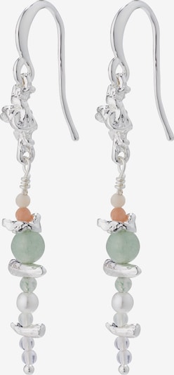 Pilgrim Earrings in Green / Orange / Silver, Item view