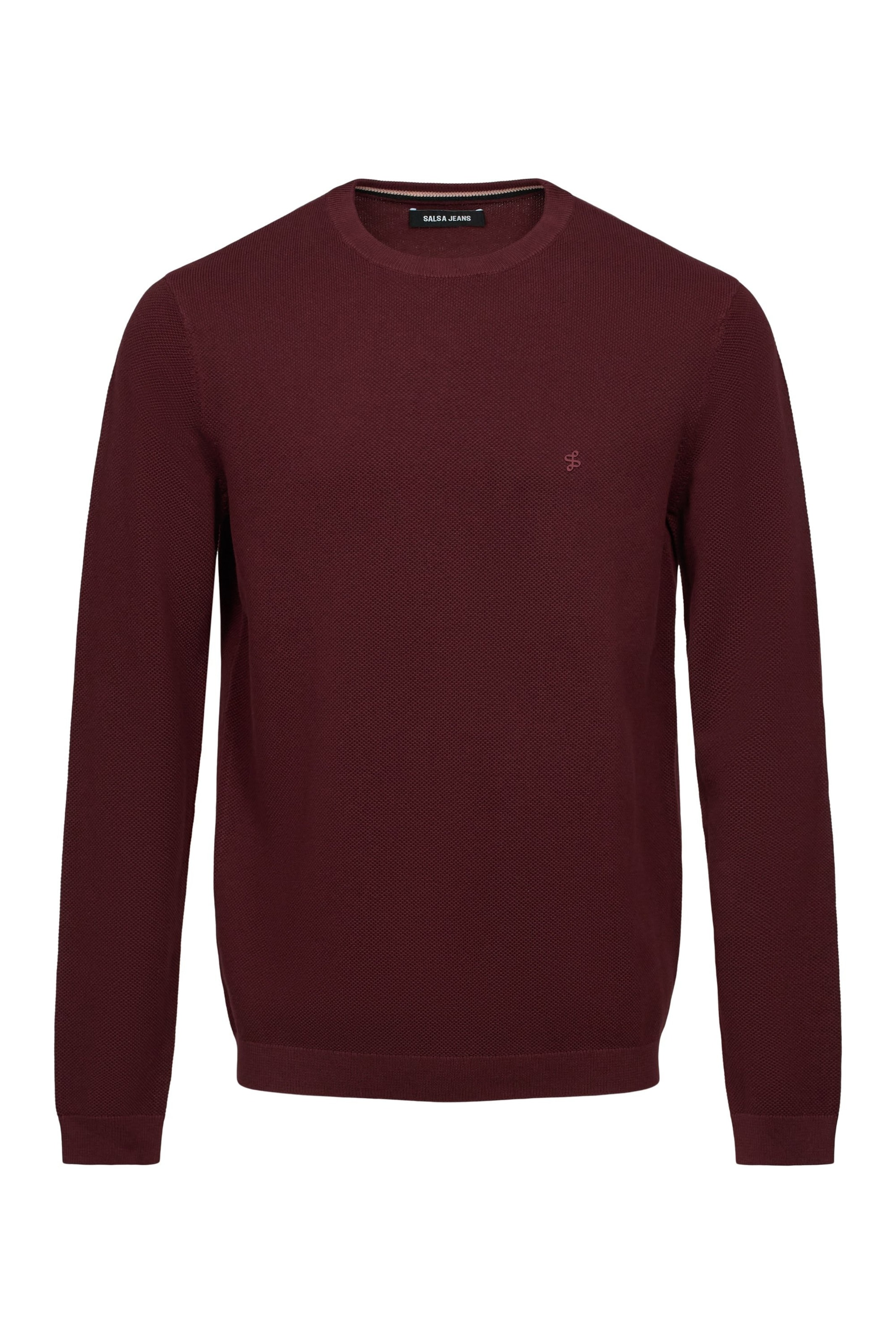 Pull-over Salsa Jeans en rouge : devant