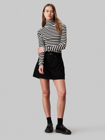 Calvin Klein Jeans Pullover in Schwarz