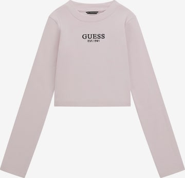 T-Shirt GUESS en rose : devant