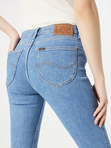 Lee Skinny Jeans 'Scarlett High' in Blau
