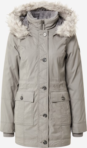 HOLLISTER Winterparka in Grijs: voorkant