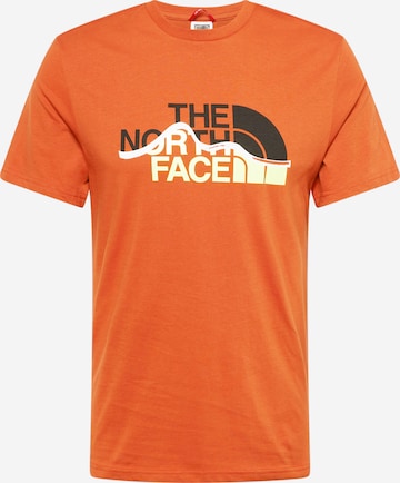 THE NORTH FACE T-Shirt 'MOUNTAIN' in Bronze: predná strana