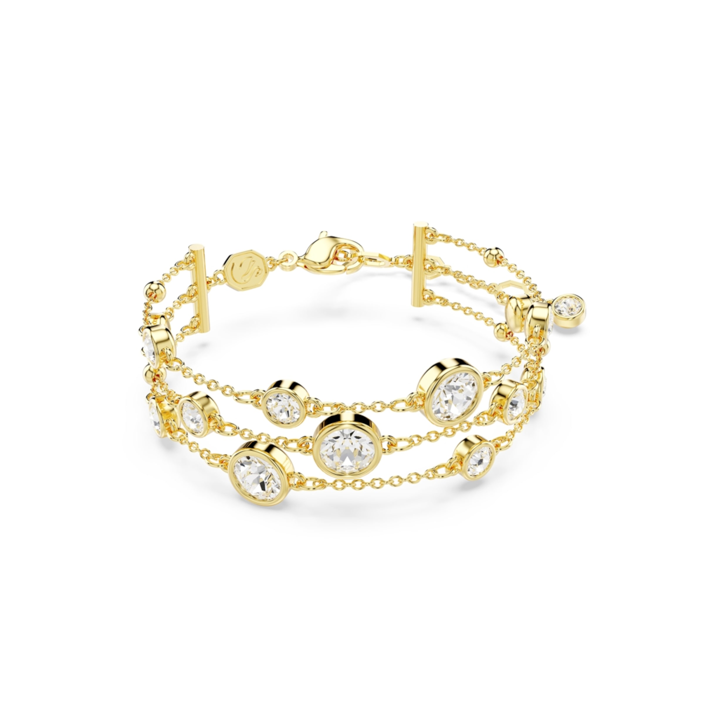 Swarovski Armband in Goud: voorkant