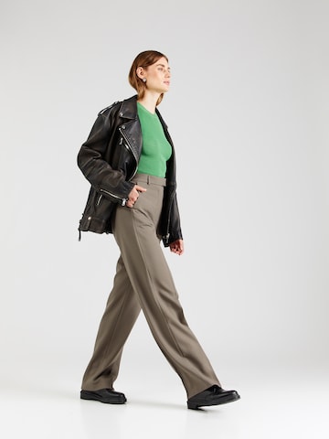 TAIFUN Regular Pleated Pants in Grey